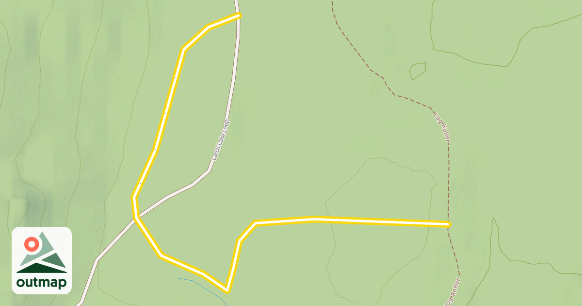 Map of 4 bogs route
