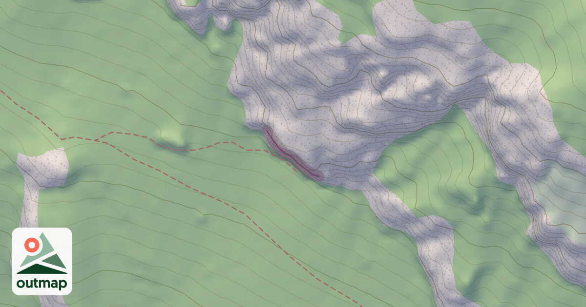 Map of La Grande Falaise - Paroi du Plan