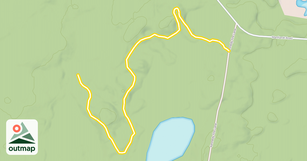 Map of Wolf Tracks