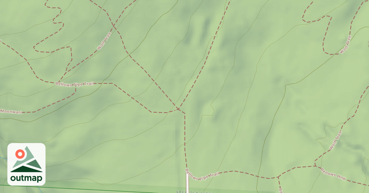 Map of Bellows Pipe Trail