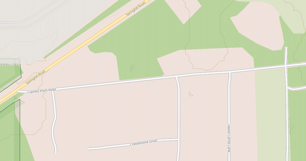 Map preview of LONNIE GRAY ROAD