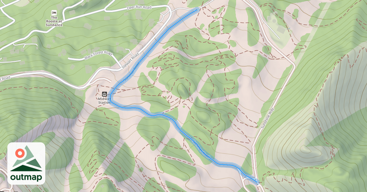 Map of Summer Road