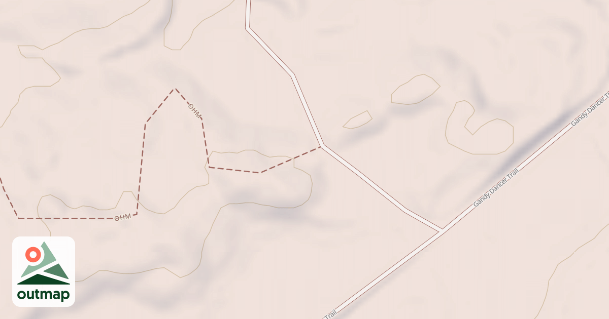 Map of Straight Arrows Trail