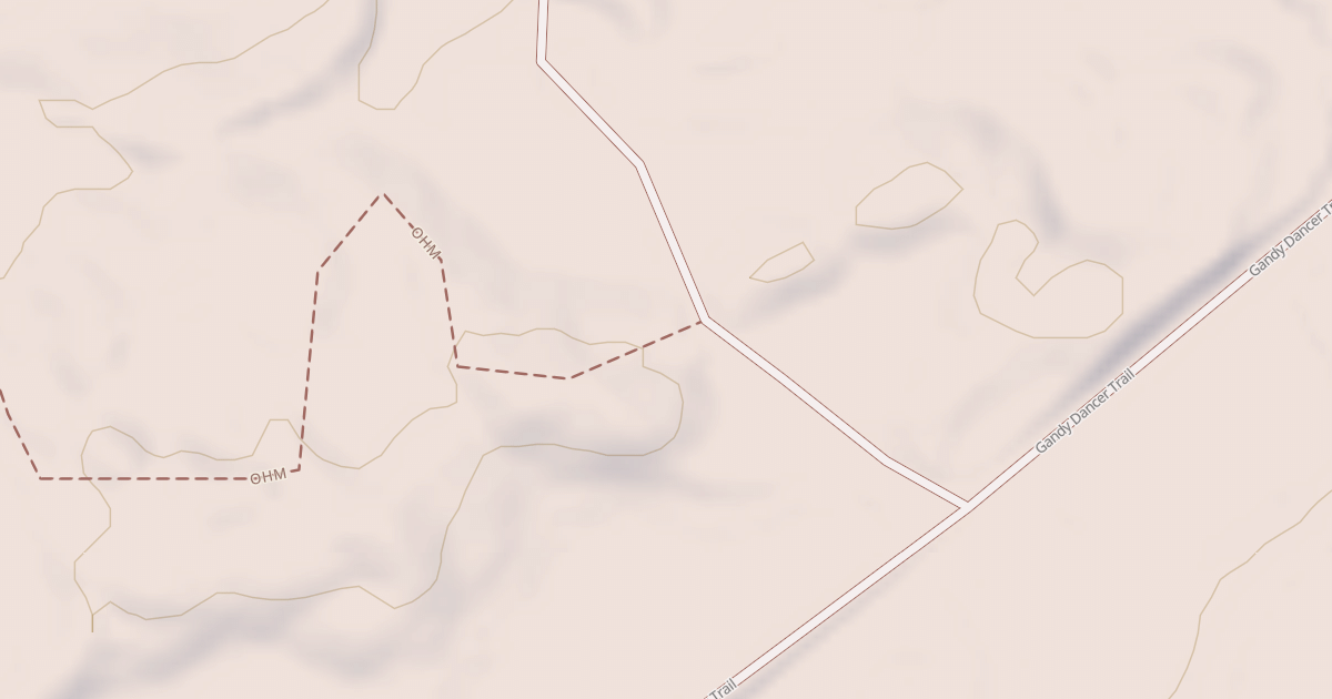 Map preview of Straight Arrows Trail