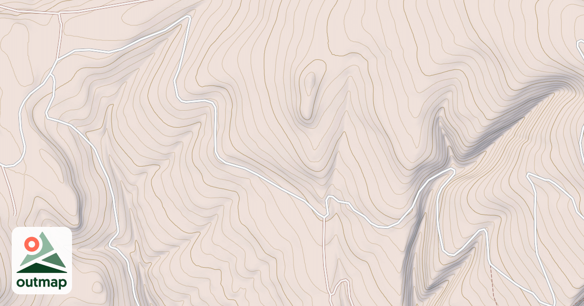 Map of PRYOR MOUNTAIN ROAD