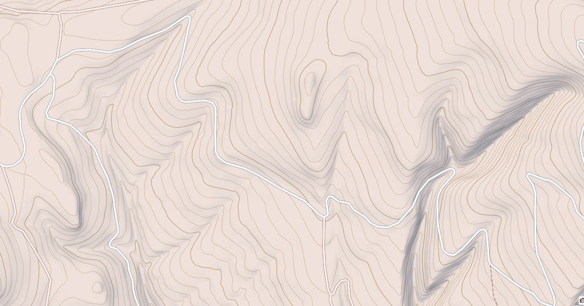 Map preview of PRYOR MOUNTAIN ROAD
