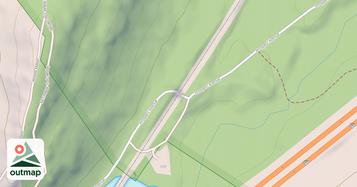 Map of Prospect Avenue