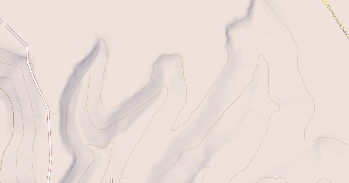 Map preview of USFS National Forest System Roads {123D80EE-A2CB-4082-AD97-F35B6FC33CD3}