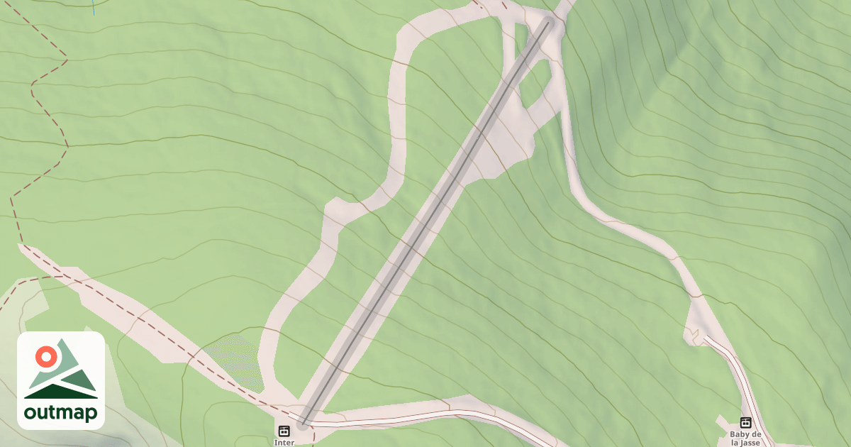 Map of Le Stade