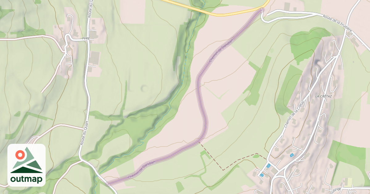 Map of Chemin de Dandian