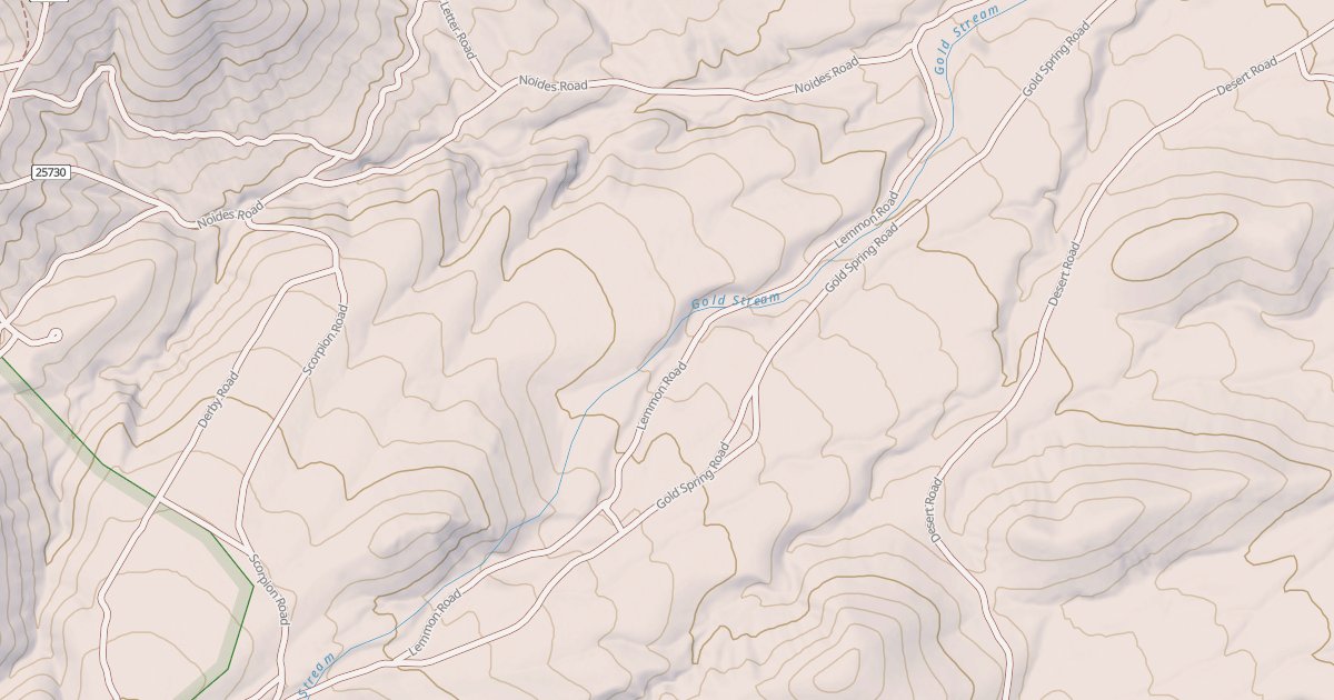 Map preview of LEMMON ROAD