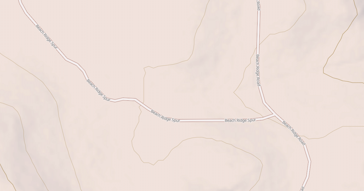 Map preview of BEACH RIDGE