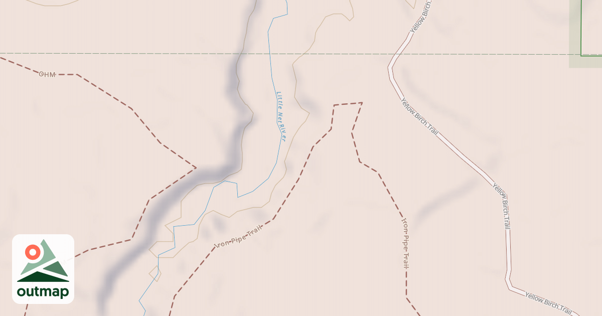 Map of Straight Arrows Trail