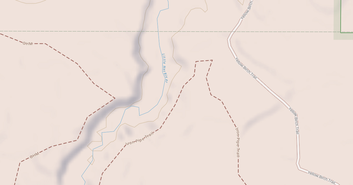 Map preview of Straight Arrows Trail