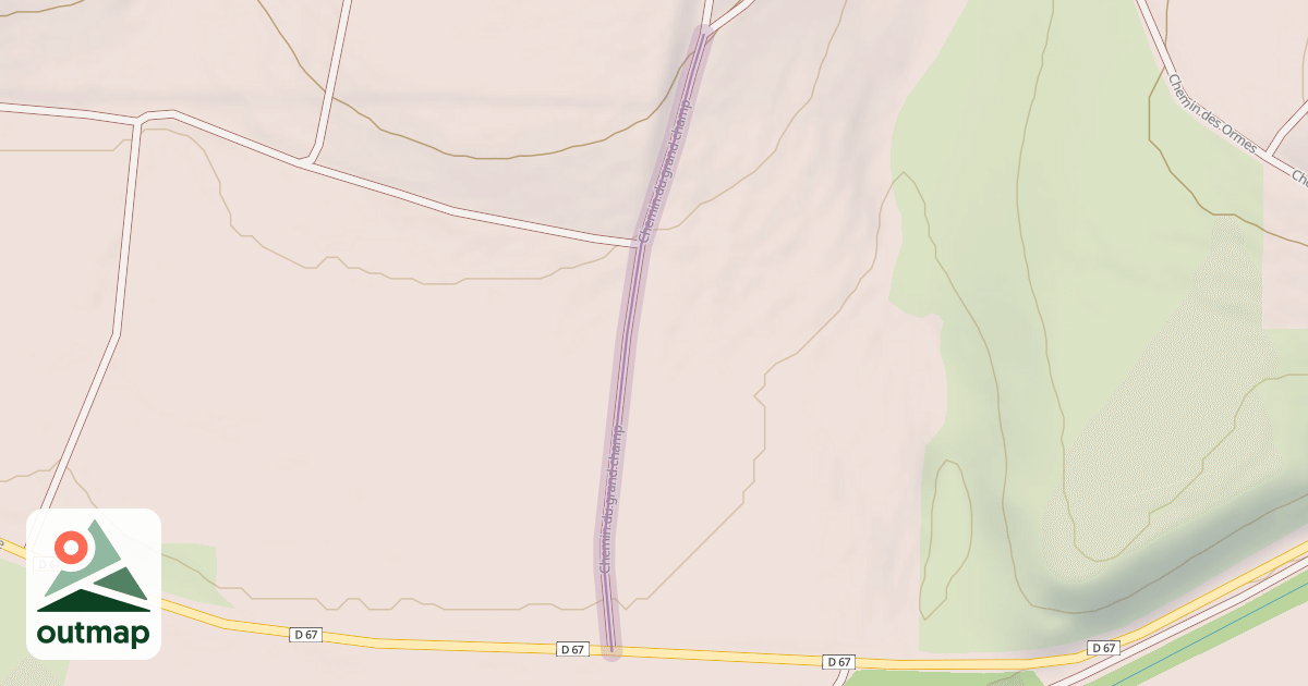 Map of Chemin du grand champ