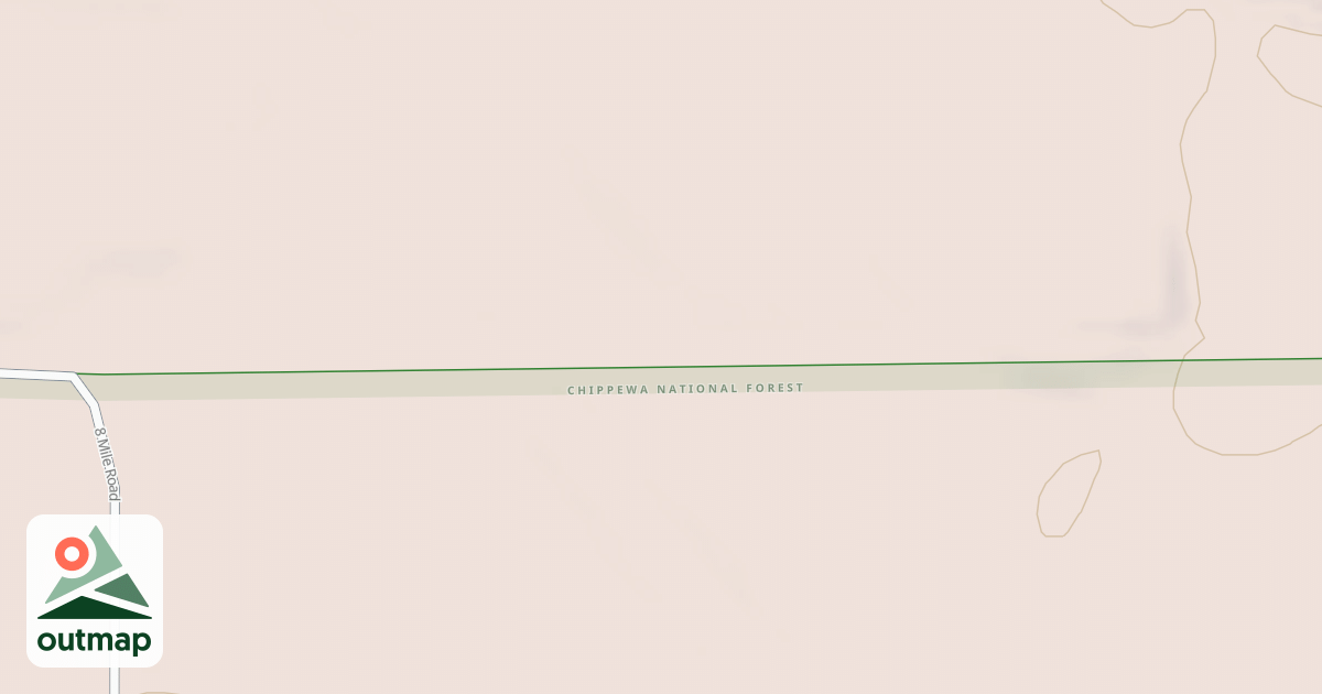 Map of 8 MILE SPUR A