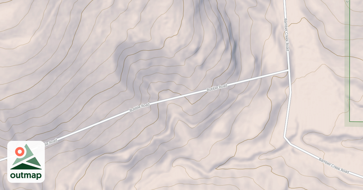 Map of BAMBER CREEK