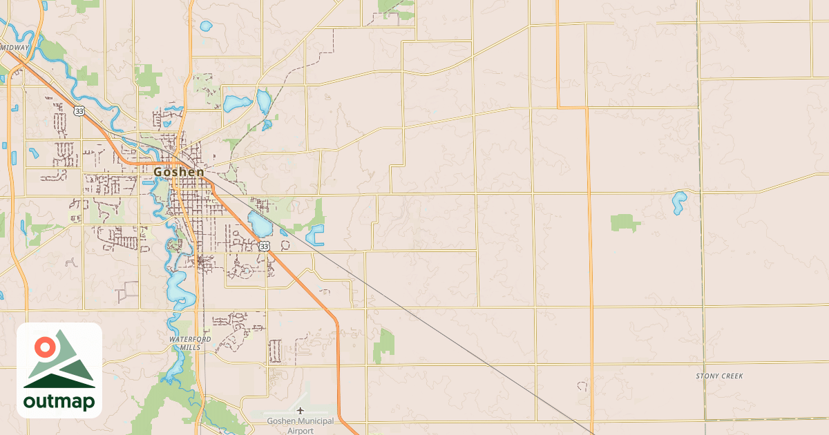 Map of Miami Snowmobile Trail