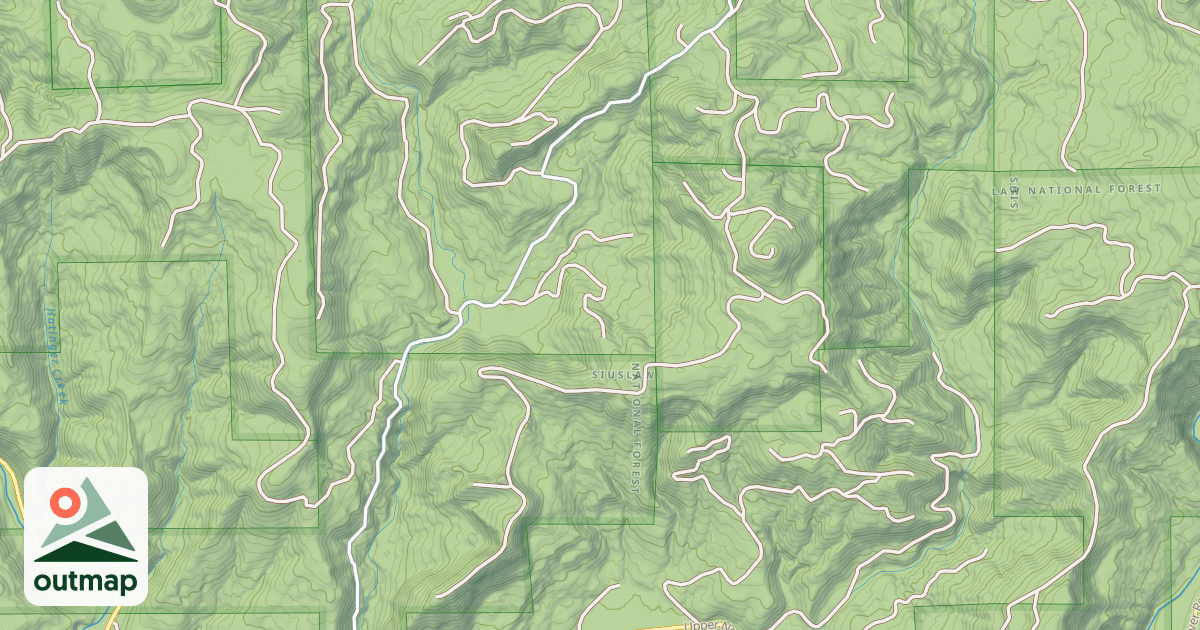 Map of FALLS RIDGE