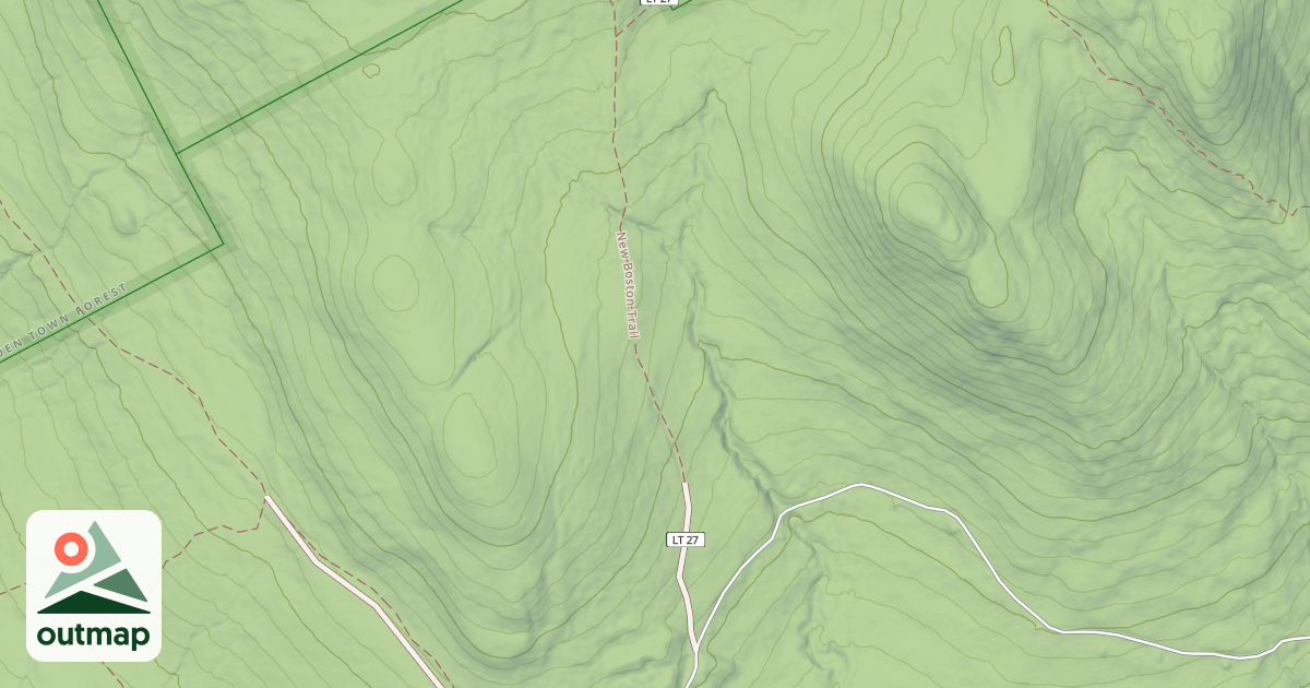 Map of New Boston