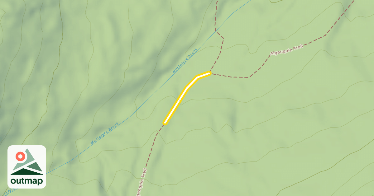 Map of Algonquin Trail