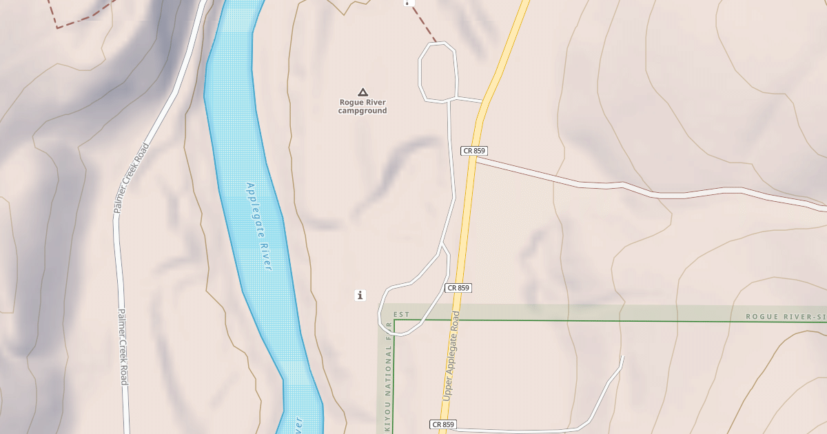 Map preview of JACKSON PICNIC AREA