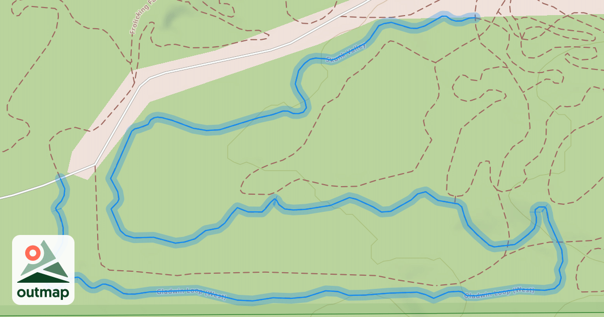 Map of Skunk Valley