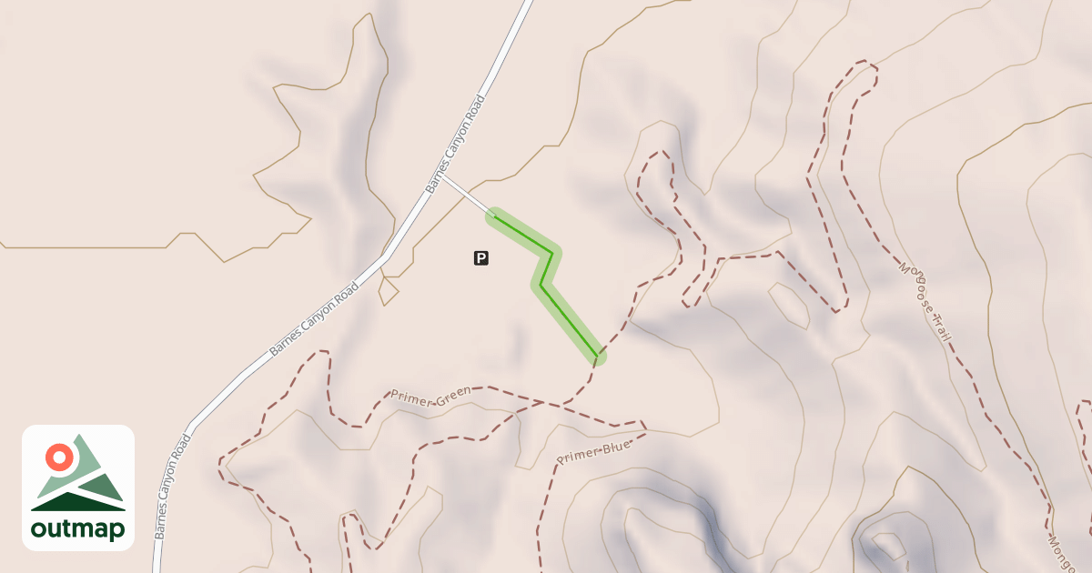Map of Access Trail