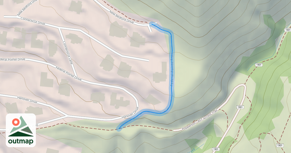 Map of Federal Pointe Trail