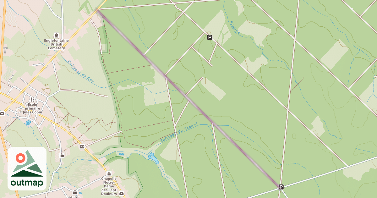 Map of Route du Chêne Cuplet