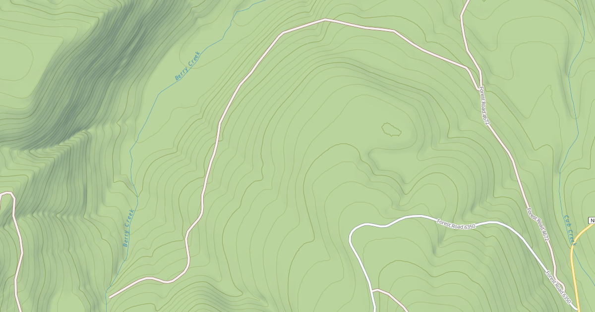 Map preview of USFS National Forest System Roads {C7D4CC61-68CC-43A8-AE06-A4F79B19EDE8}