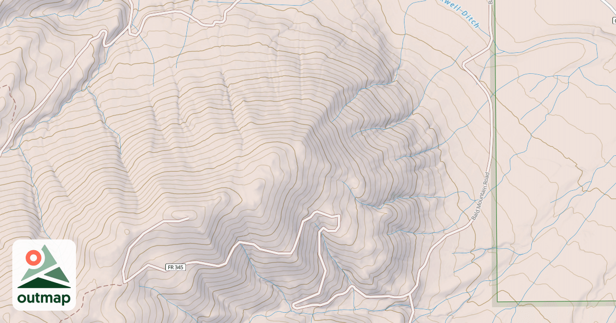 Map of BALD MTN