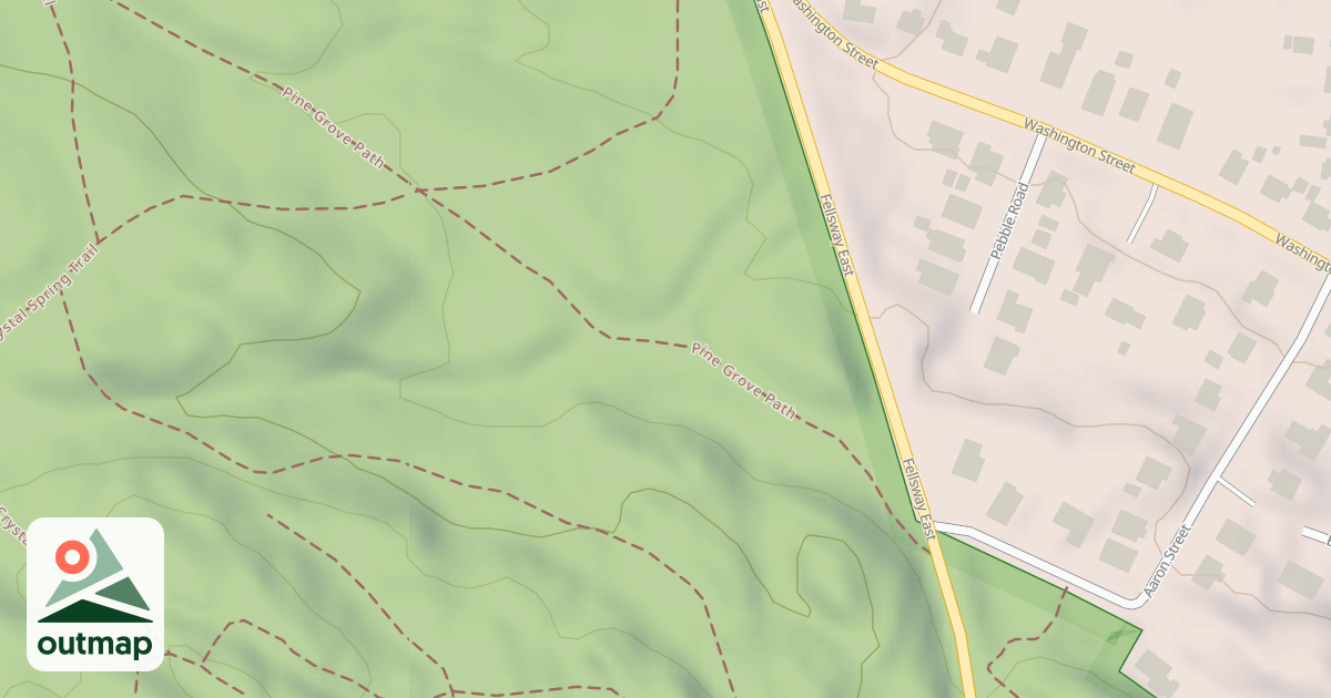 Map of Pine Grove Path