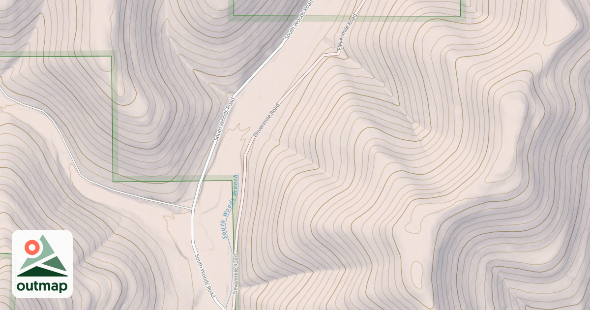 Map of Susquehannock State Forest Snowmobile Trails