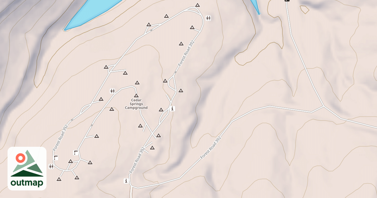 Map of CEDAR SPRINGS C G
