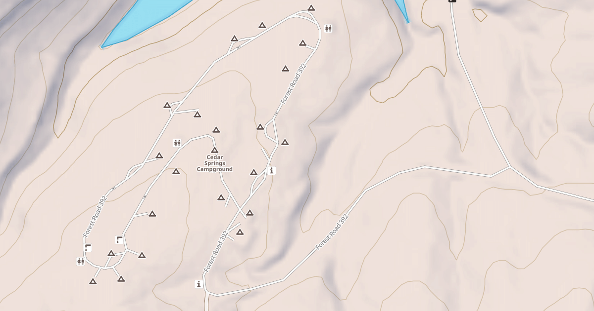 Map preview of CEDAR SPRINGS C G