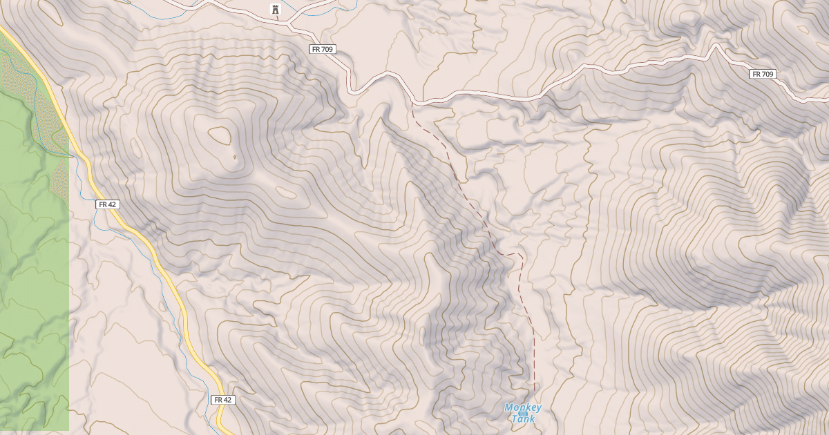 Map preview of HORSEFALL CANYON
