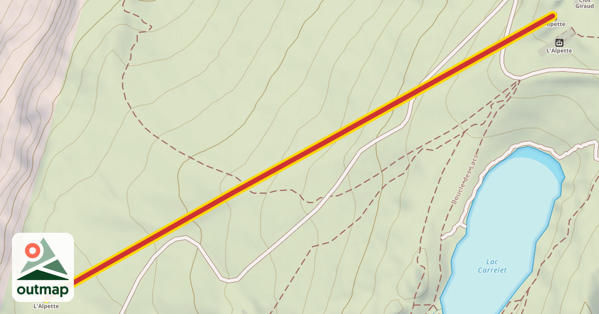 Map of TK Alpette