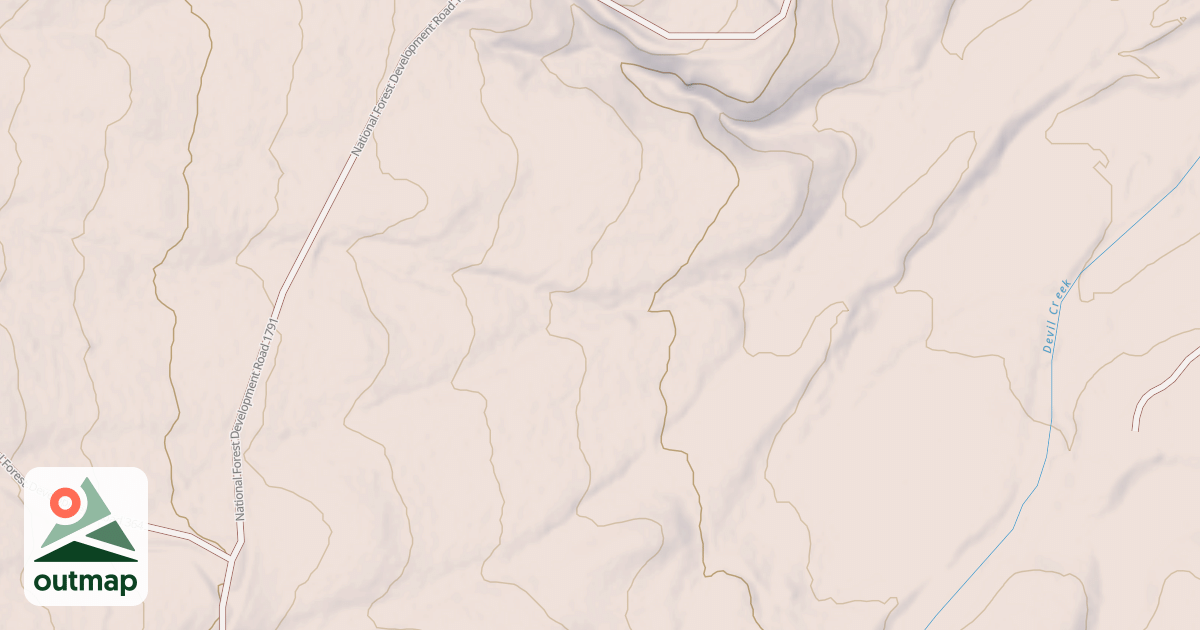 Map of USFS National Forest System Roads {0BE8D3F3-4871-427D-B29D-8922AC14DB7A}