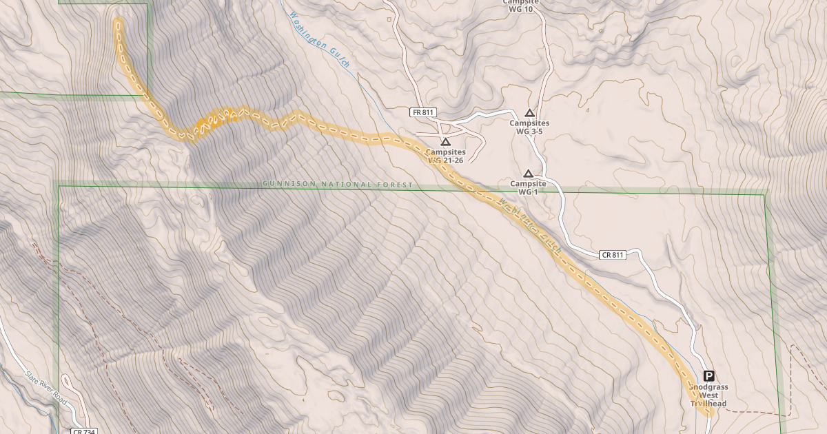 Map preview of Coneys Up Track