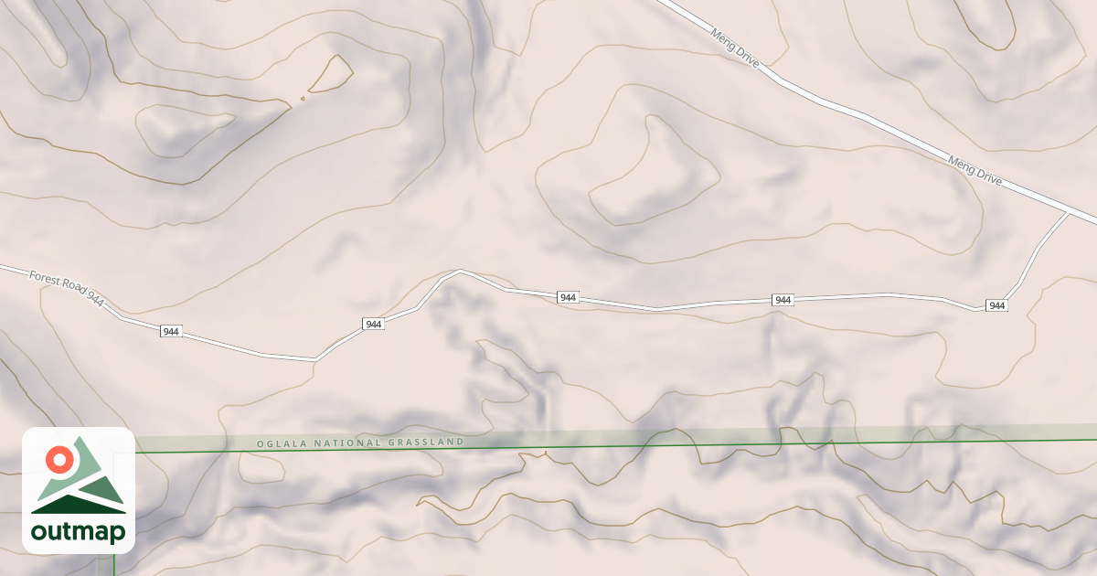 Map of USFS National Forest System Roads {E1C5422B-522A-48FE-A350-578887411FD0}