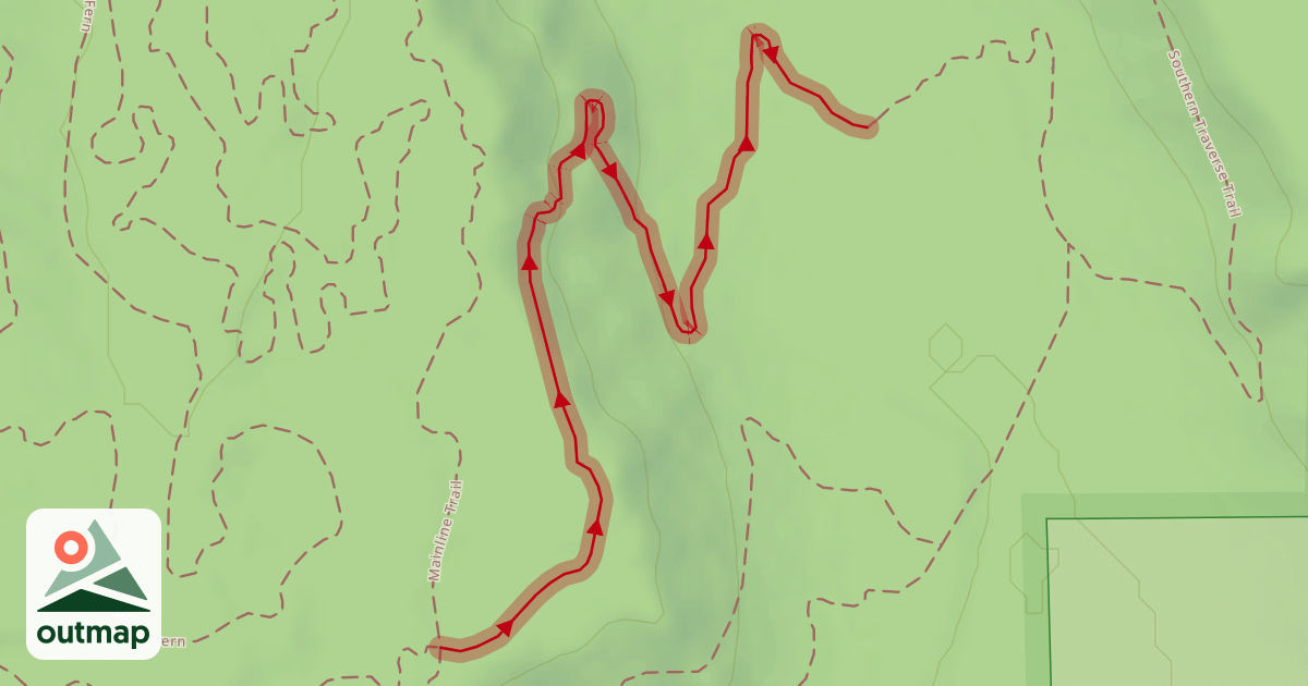 Map of Cedar Run
