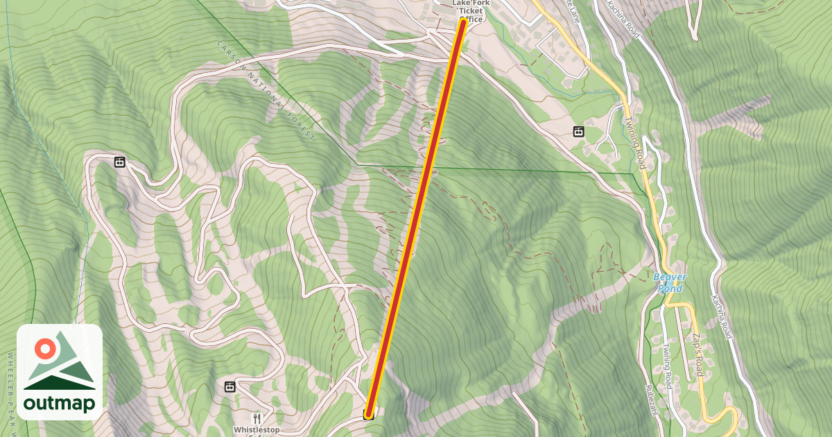 Map of Lift 1