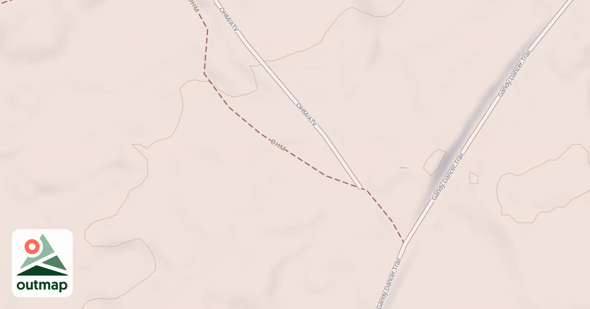 Map of Straight Arrows Trail