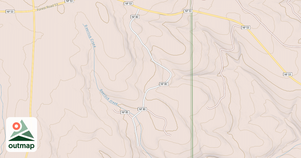 Map of USFS Motor Vehicle Use Map Roads {60135EFD-A682-49F3-B9A4-B50977173ED3}