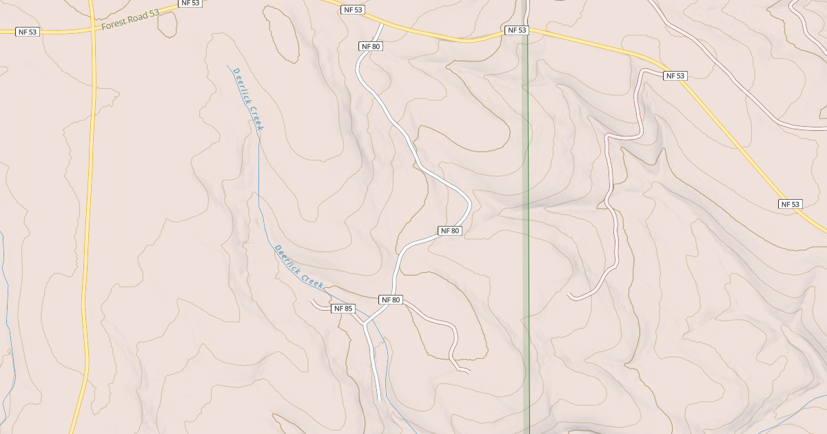 Map preview of USFS Motor Vehicle Use Map Roads {60135EFD-A682-49F3-B9A4-B50977173ED3}