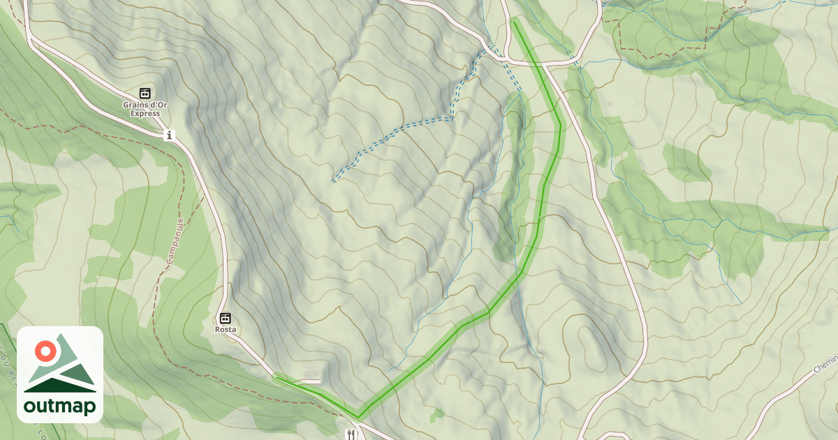 Map of Campanule