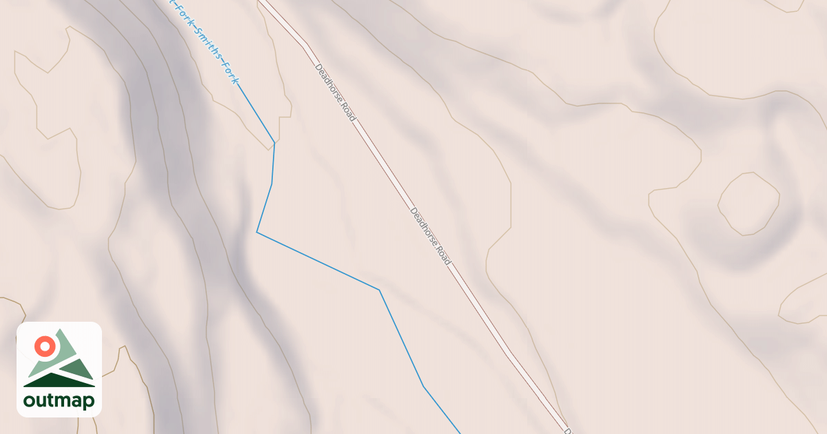 Map of EAST FORK CAMP 2
