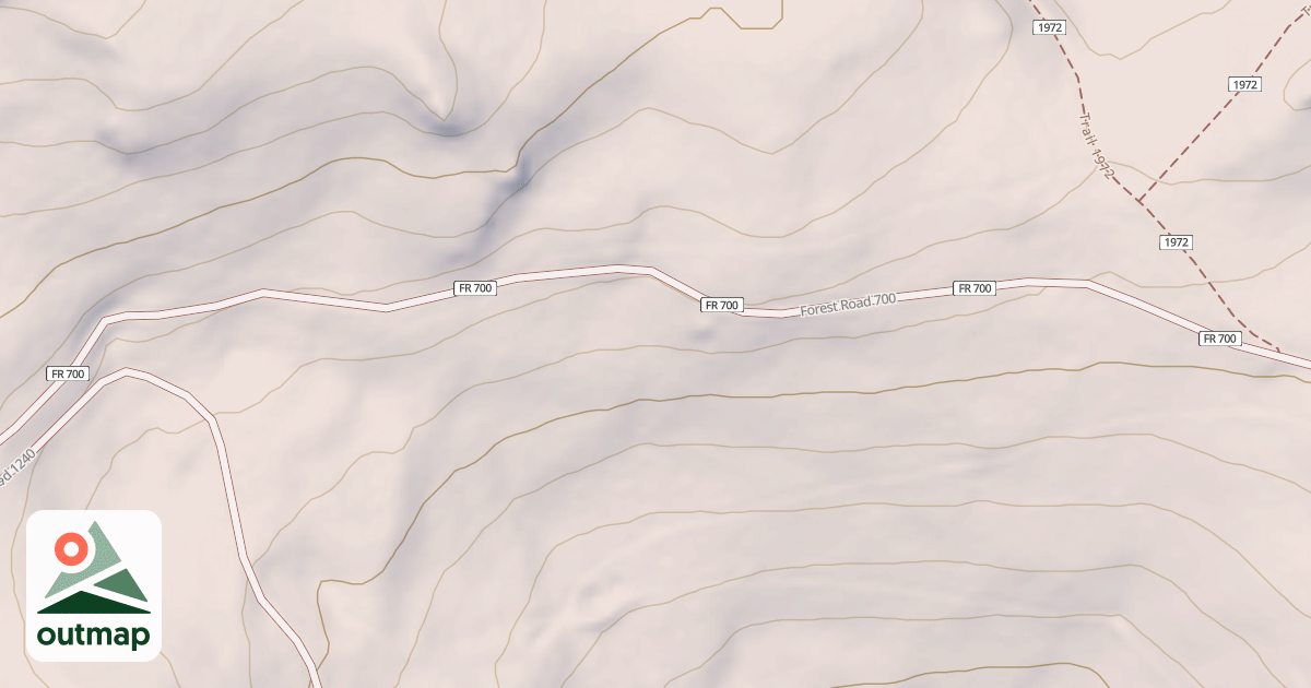 Map of USFS National Forest System Roads {7901FD97-C73B-4317-8A0D-806C86E14749}