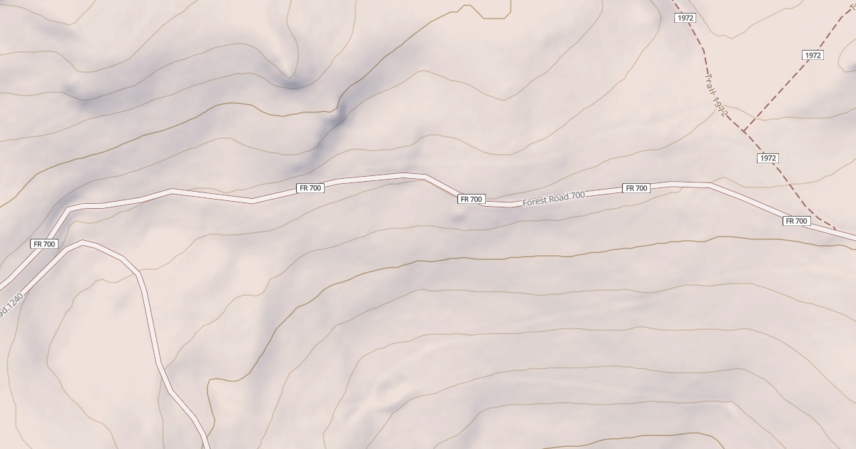 Map preview of USFS National Forest System Roads {7901FD97-C73B-4317-8A0D-806C86E14749}